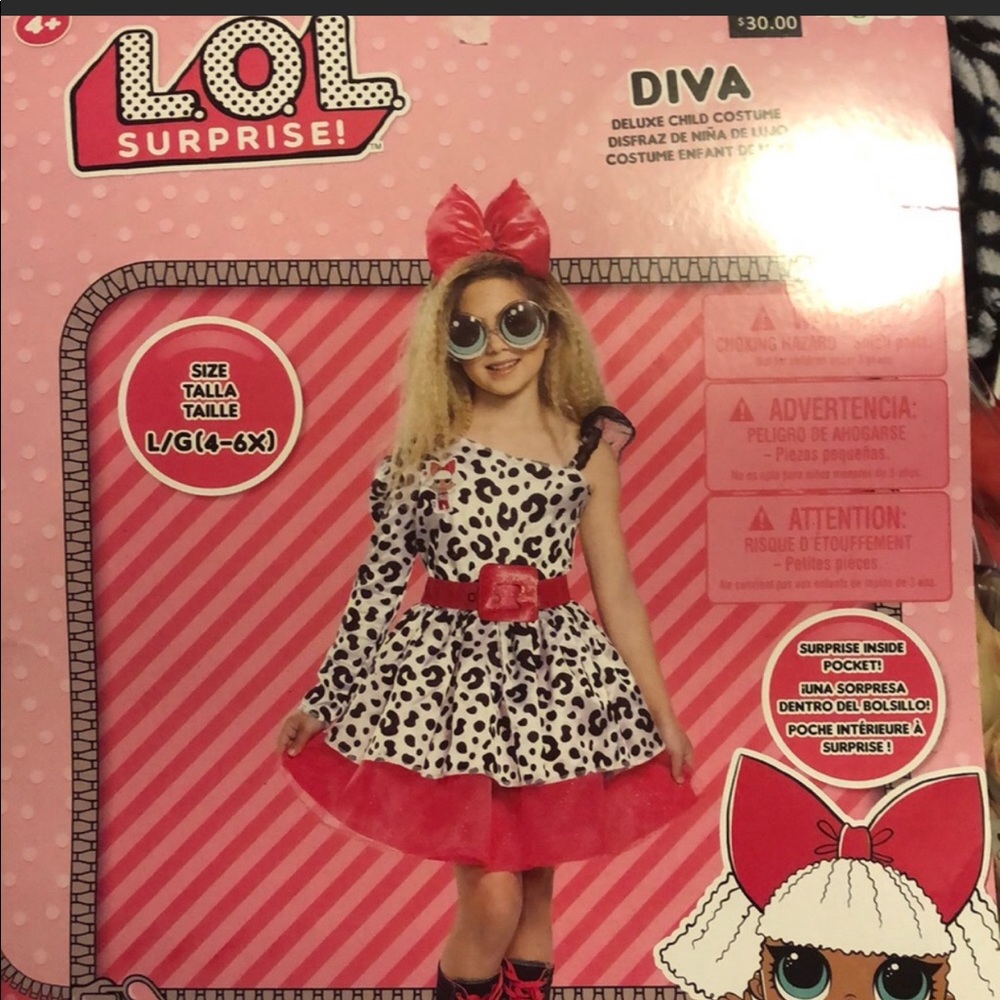 Lol surprise costume girl size 6x